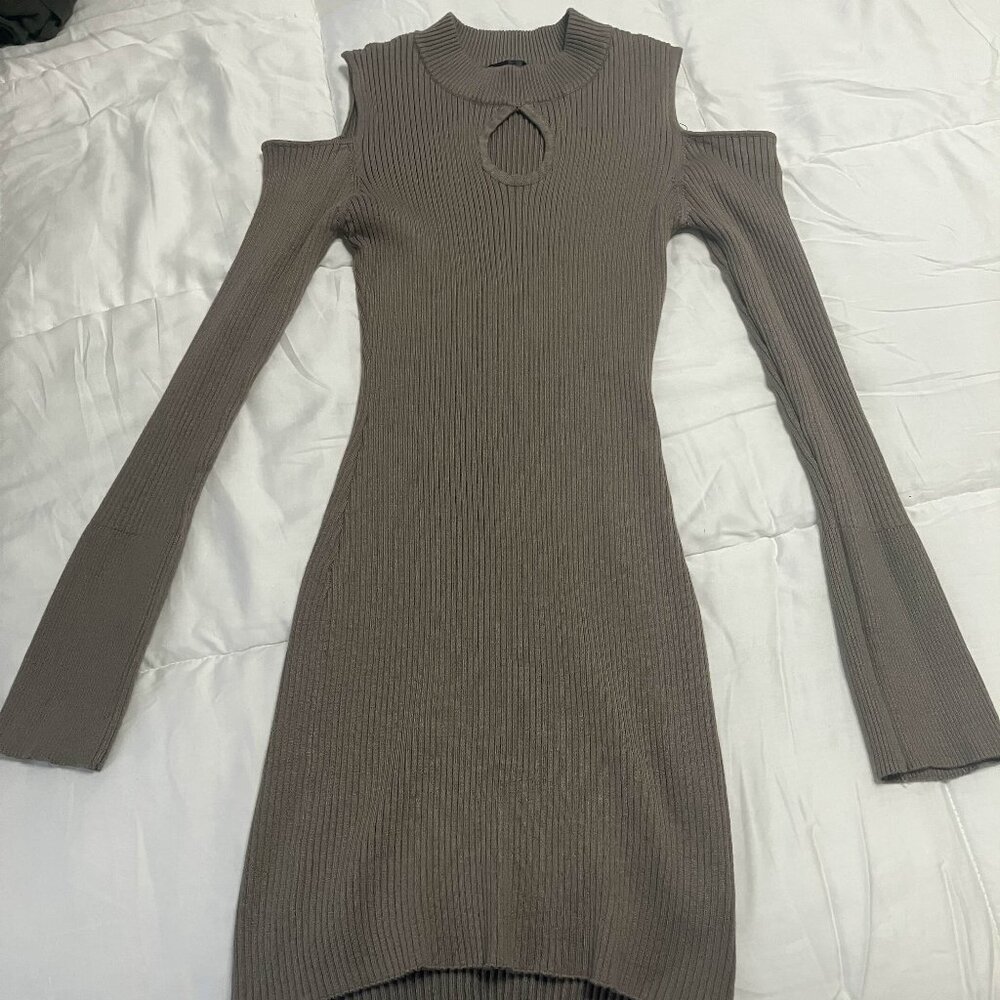 olive bodycon dress